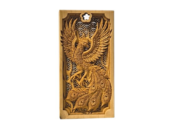 武蔵野彫り　不死鳥　嶋屋